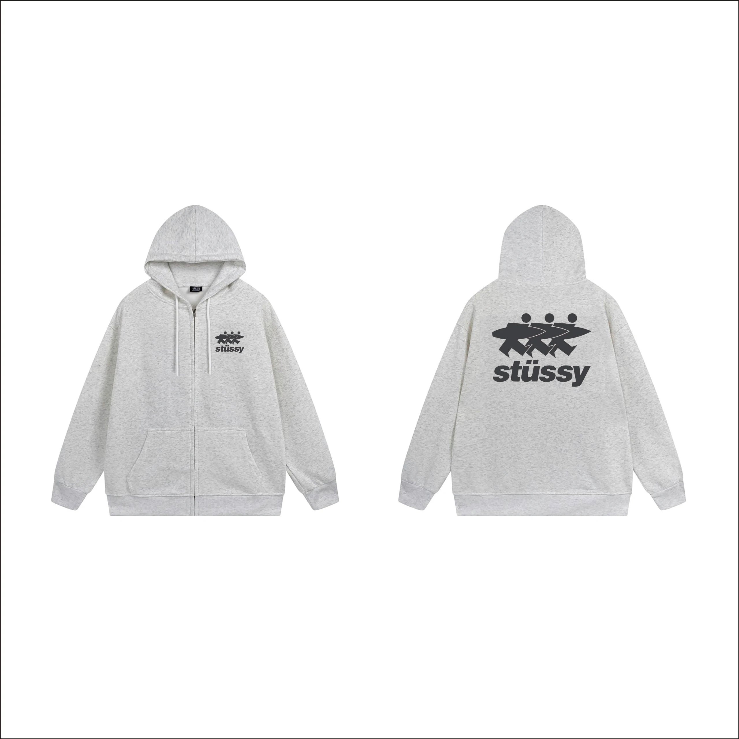 Stüssy Running Figures Zip-Up 