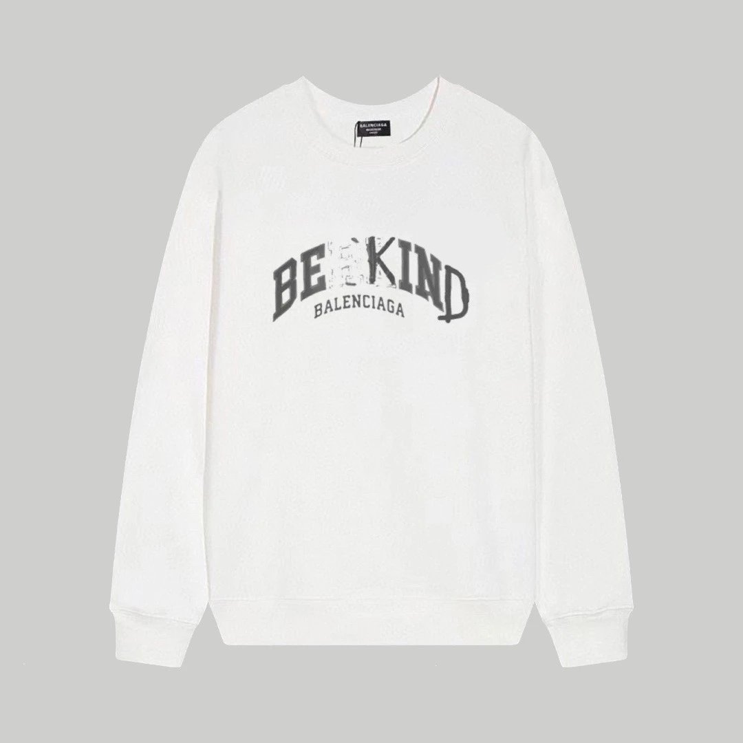 Balenciaga Be Kind Sweatshirt White