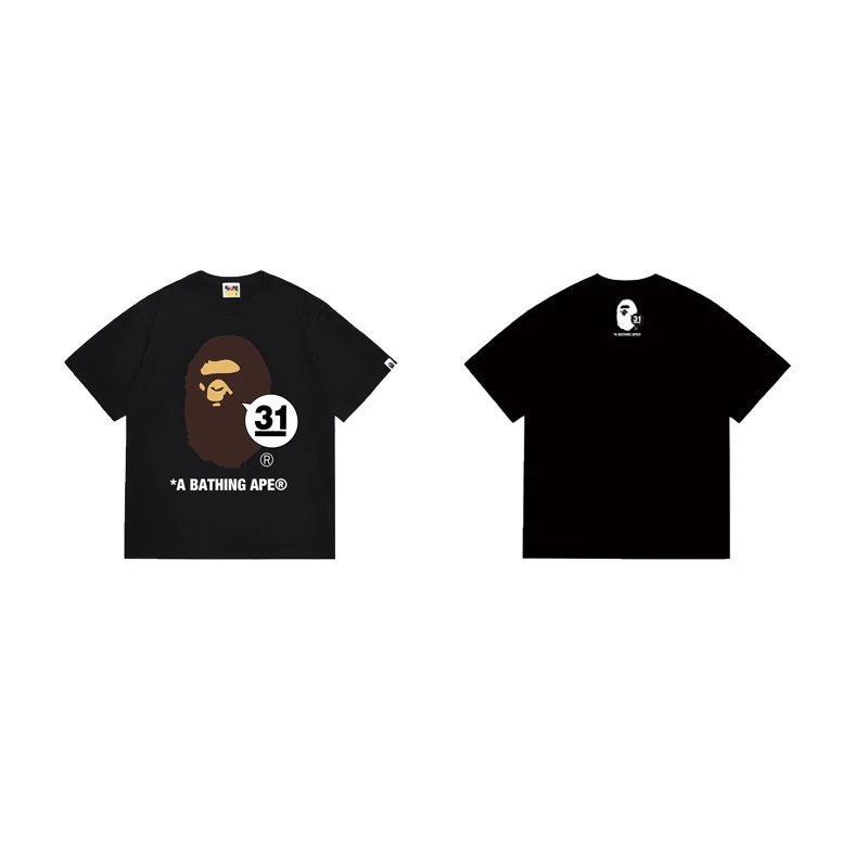 BAPE 31st Anniversary Ape Head Tee Black