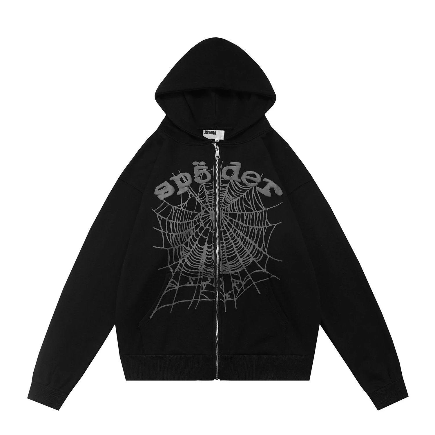 Spider! Spider Web Graphic Hoodie Purple - 15