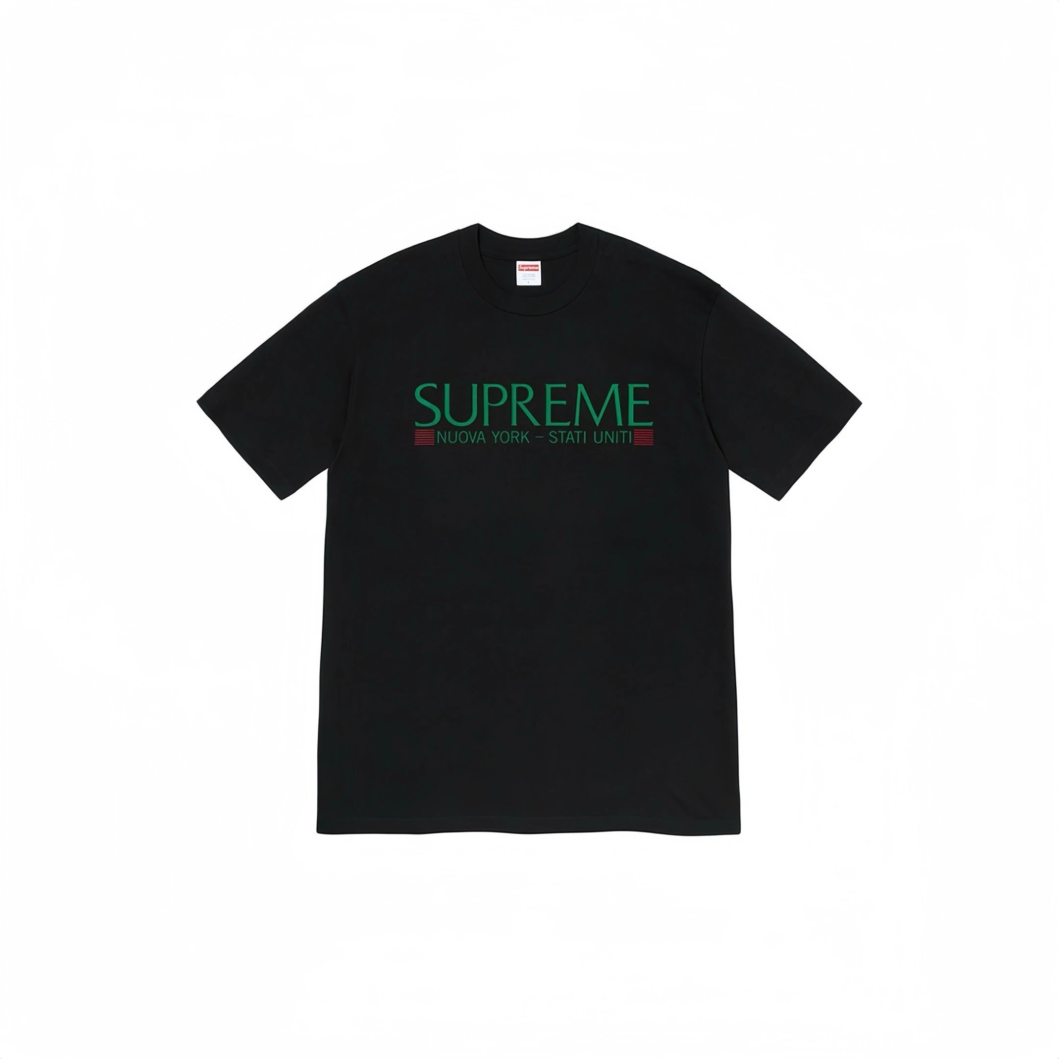 Supreme Nuova York Stati Uniti Tee Black