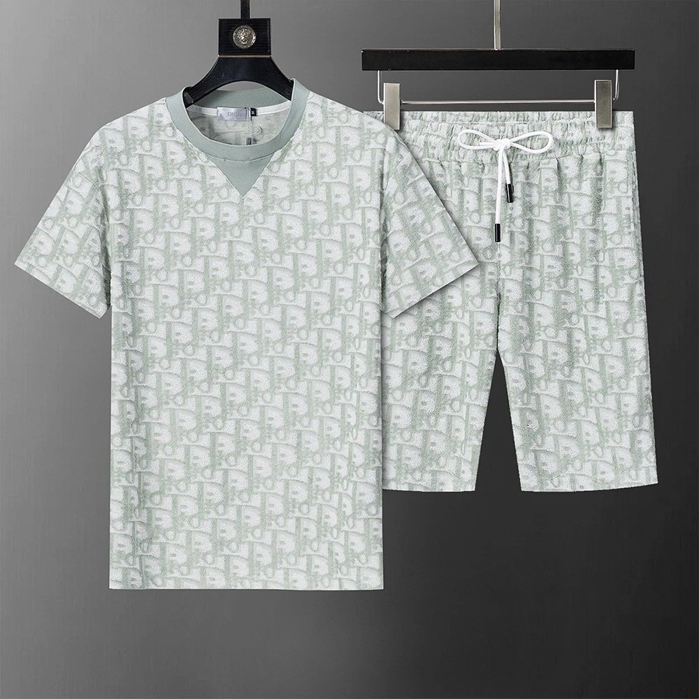 Dior Oblique Short Set Mint Green