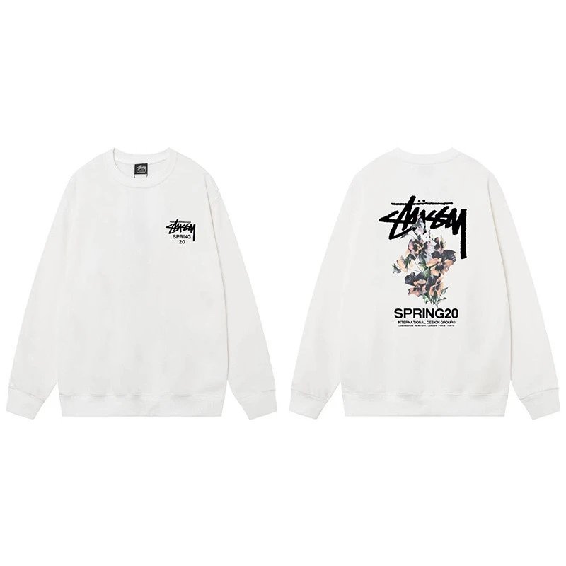 Stussy Spring 20 Sweatshirt White