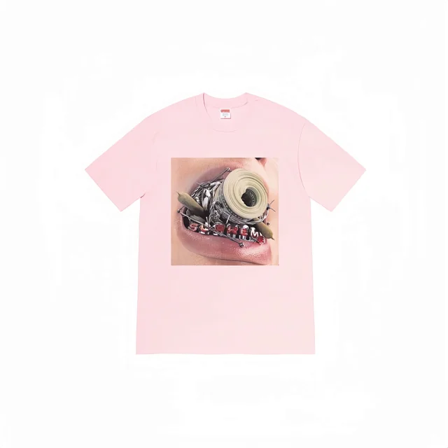 Supreme T-Shirts Graphic Print Crewneck T-Shirt product detail image 2