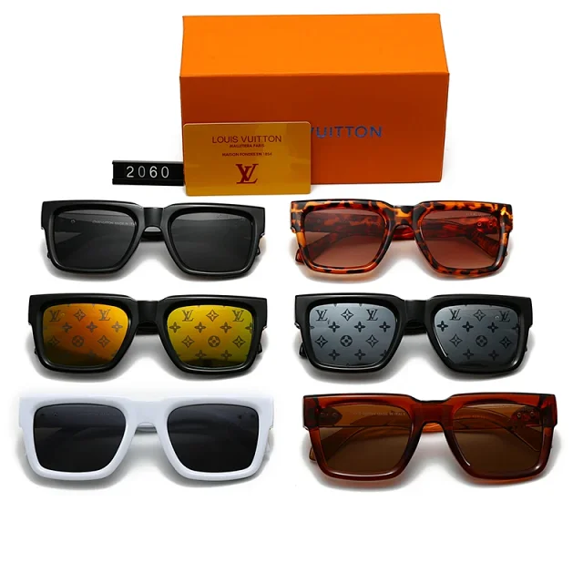 Louis Vuitton Eyewear Shield and square-frame sunglasses product detail image 4