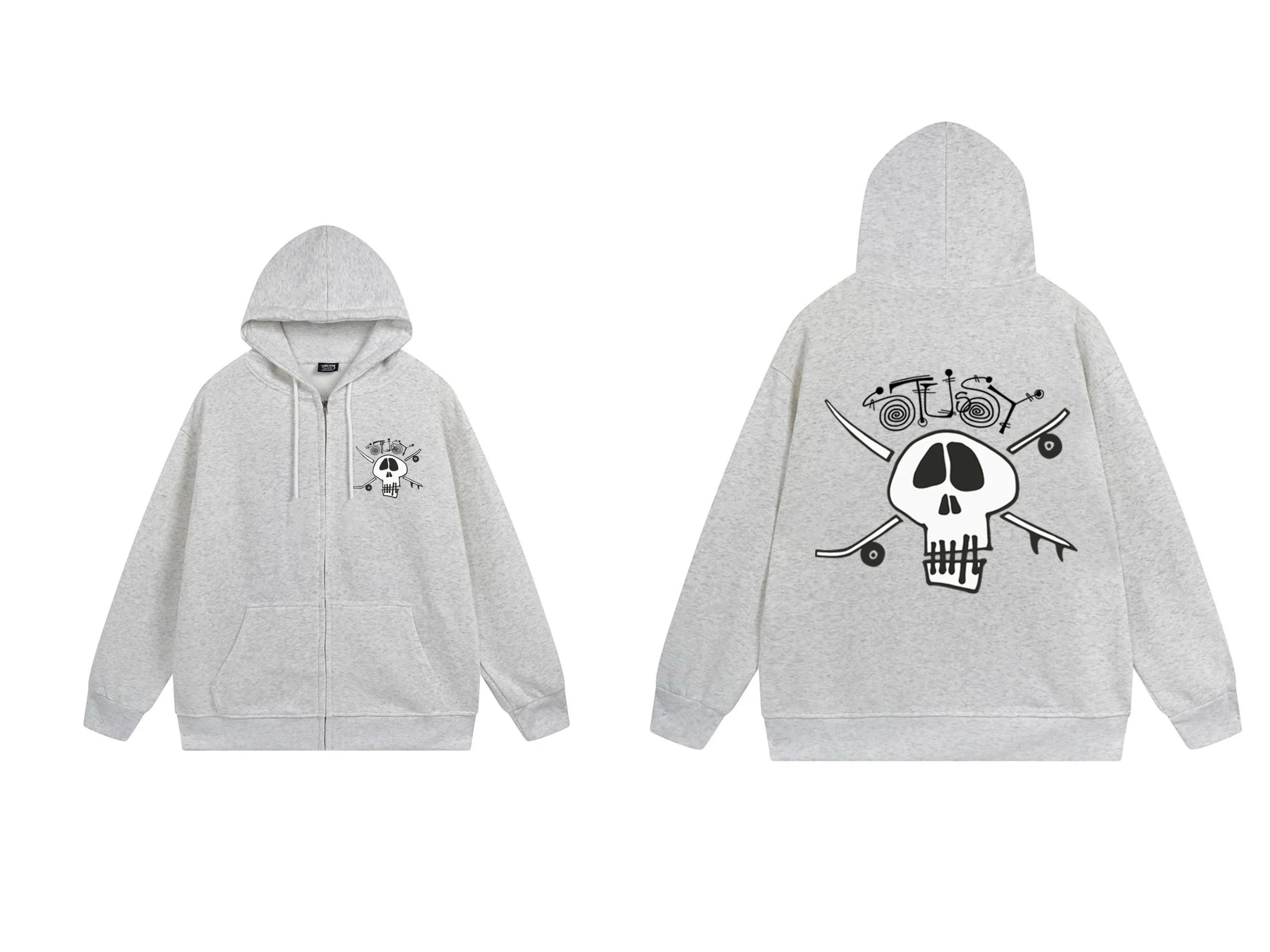 Stussy Sudadera con Cremallera