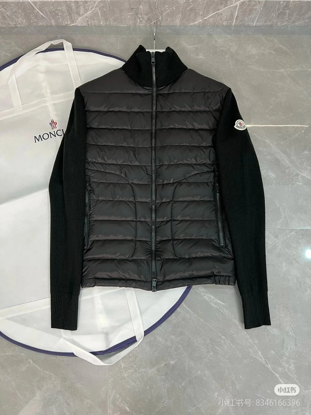 【 DX6-1 】 Knitted splicing fashionable lightweight down jacket
