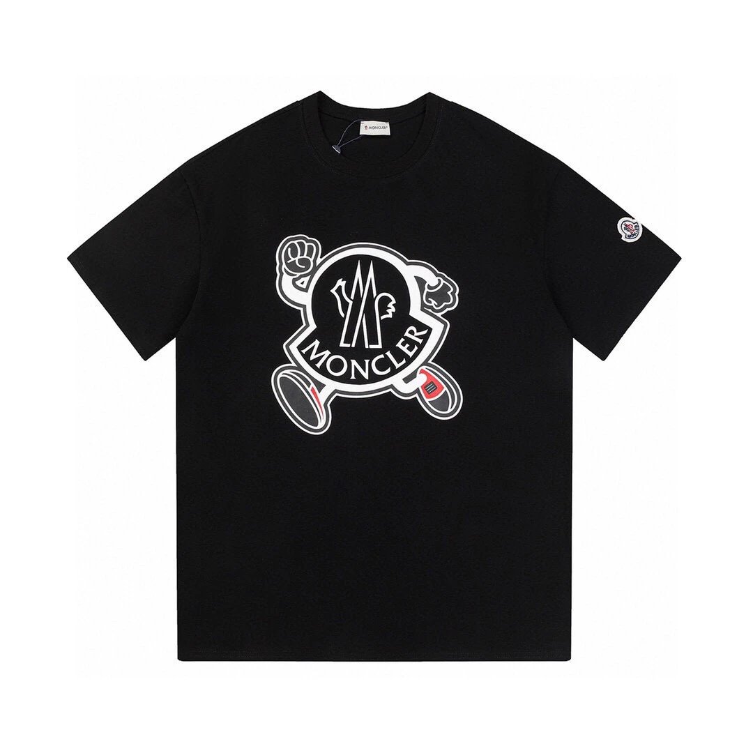 Moncler Running Badge Graphic Tee Black