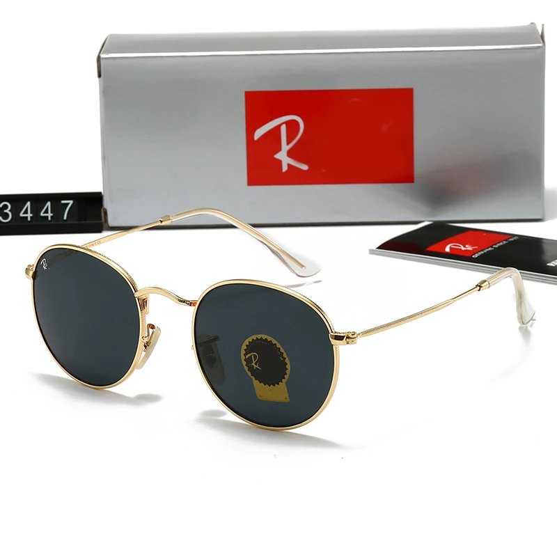 Ray-Ban 4612 Square Sunglasses Clear Frame Black Lens
