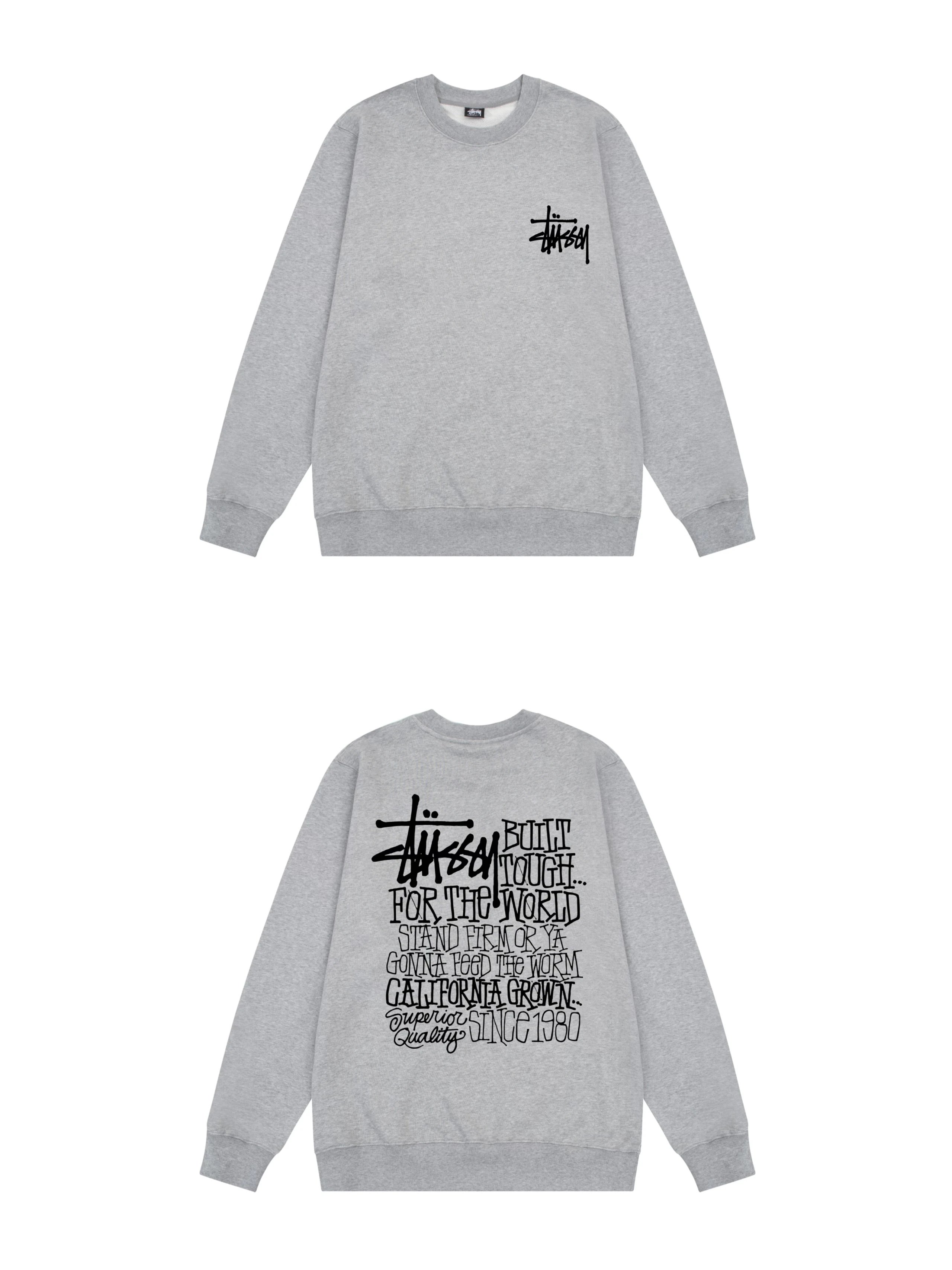Stussy + Built Tough + Grey