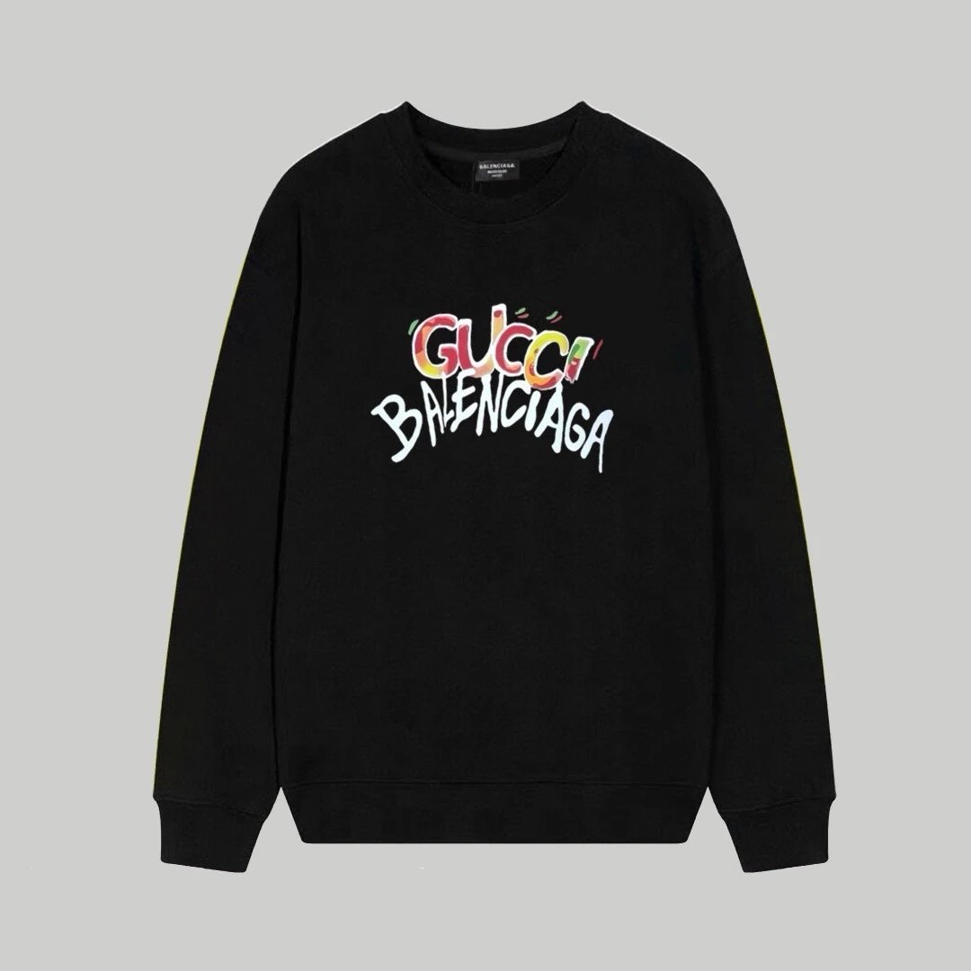 Balenciaga Sweatshirt Black Gucci