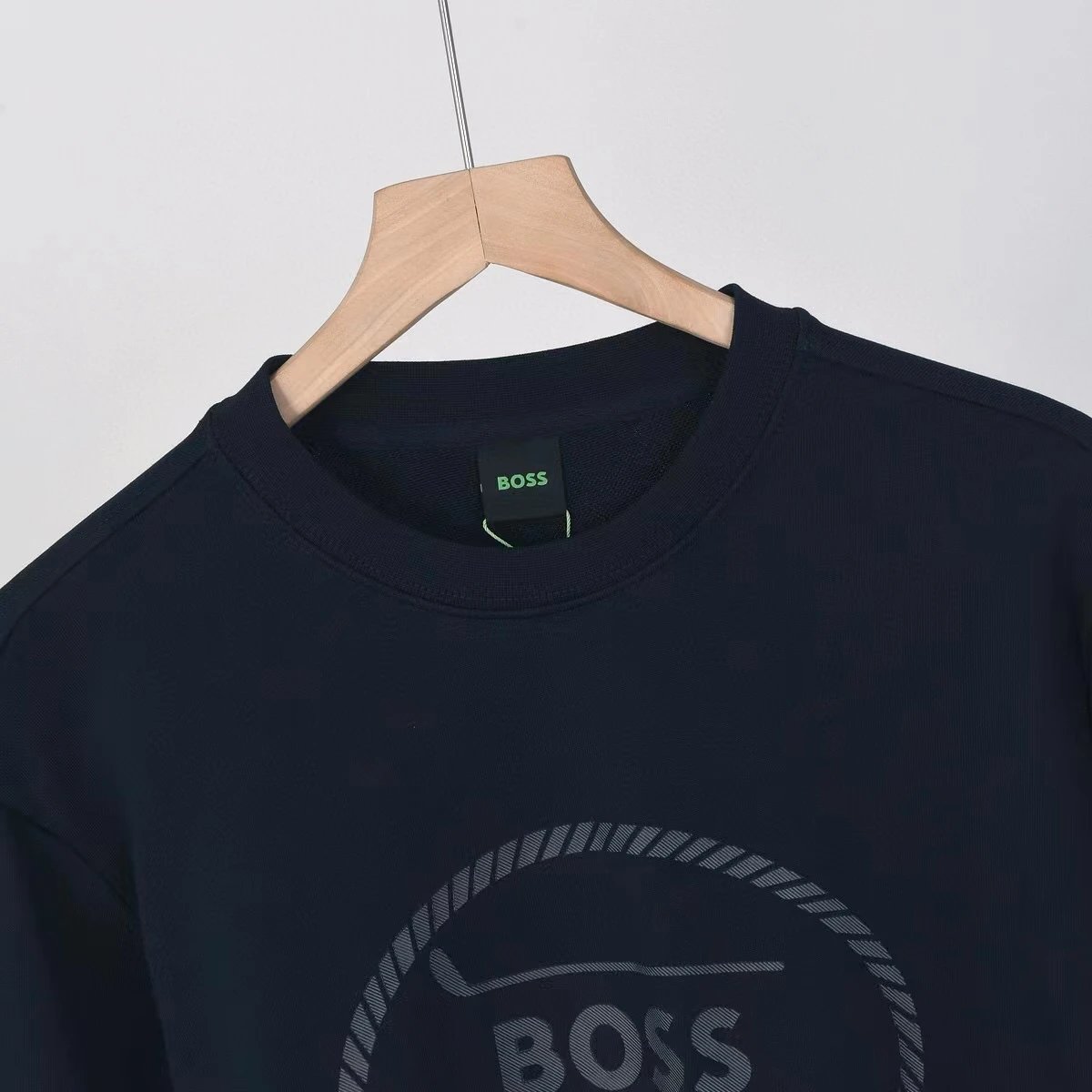 Hugo Boss Embroidered Logo Navy Sweatshirt - 11