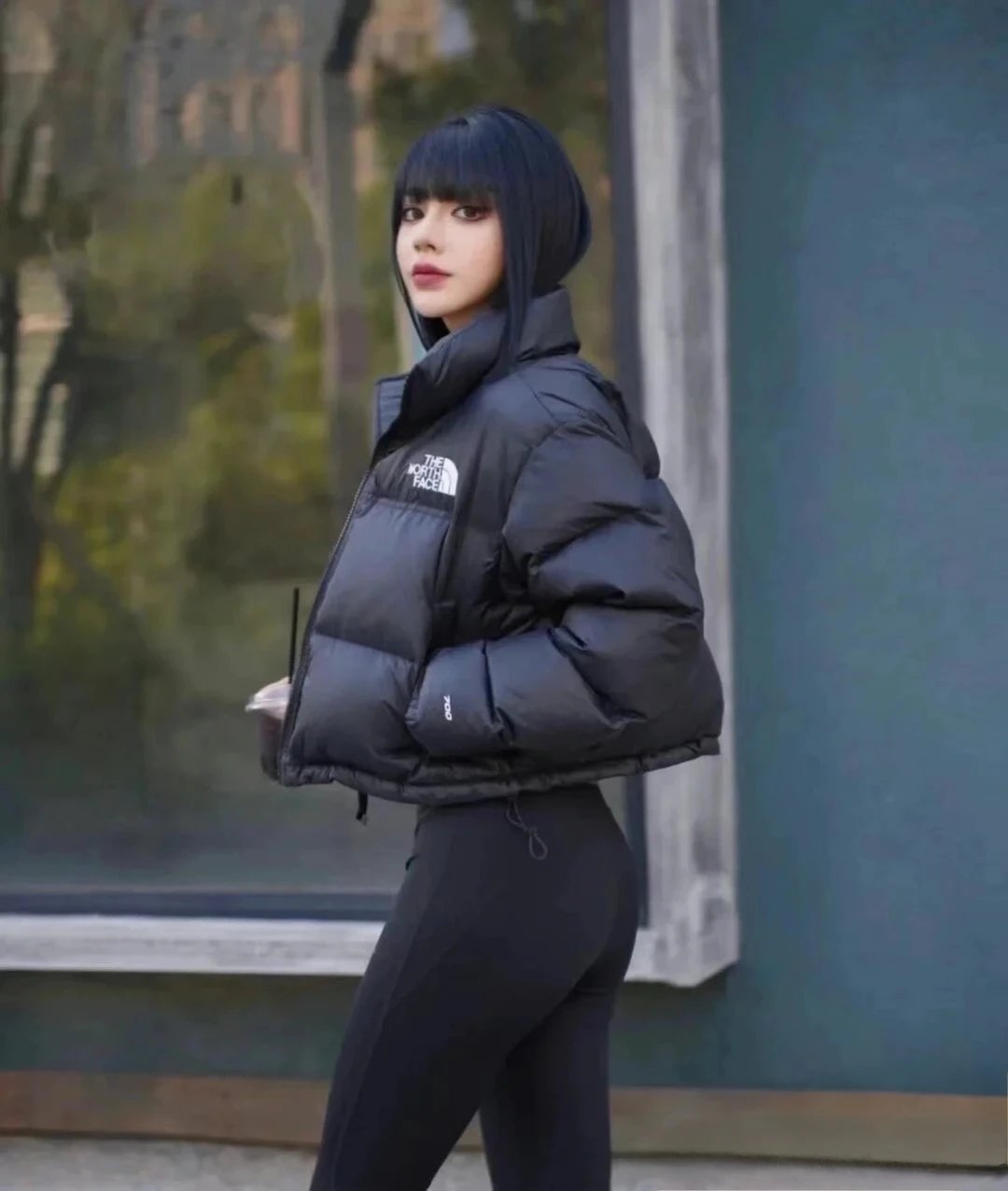 The North Face 1996 Retro Nuptse Pink and Black Down Jacket - 9