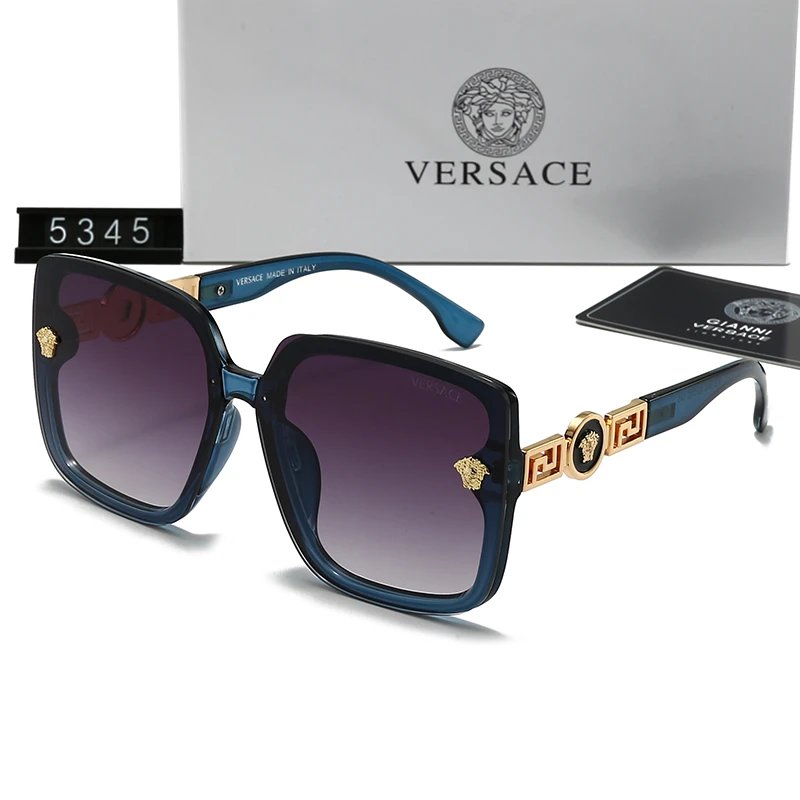 Versace VE4475 Cat Eye Sunglasses Olive Brown