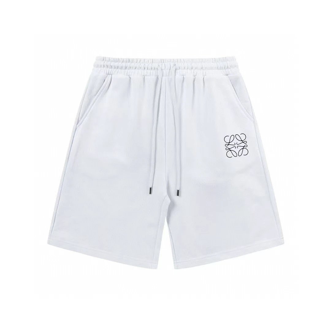 Loewe Anagram Logo Sweat Shorts White