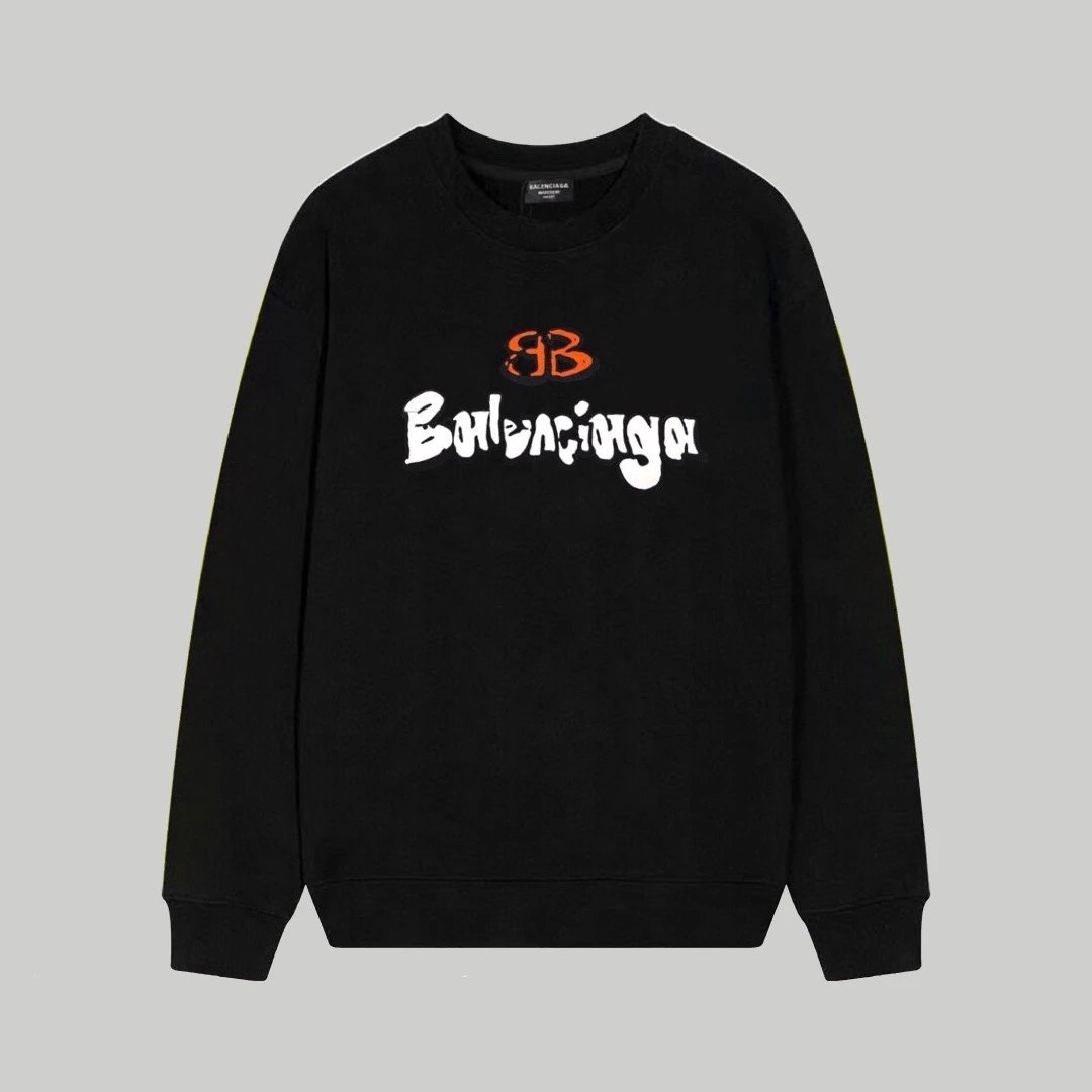 Balenciaga BB Sweatshirt Black