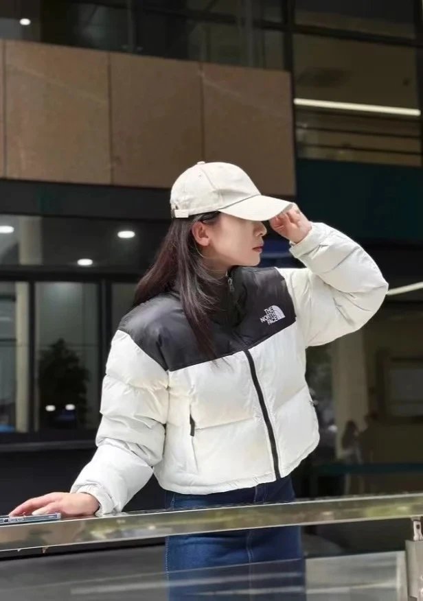 The North Face 1996 Retro Nuptse Pink and Black Down Jacket - 11