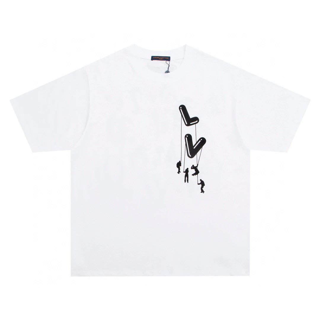 Louis Vuitton LV Balloon Figure Tee White