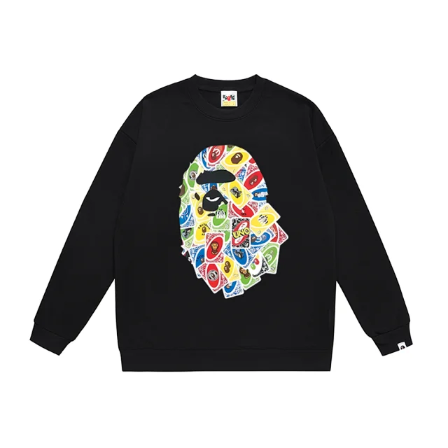 A BATHING APE Hoodies & Sweatshirts Crewneck sweatshirt with Head graphic print product detail image 3