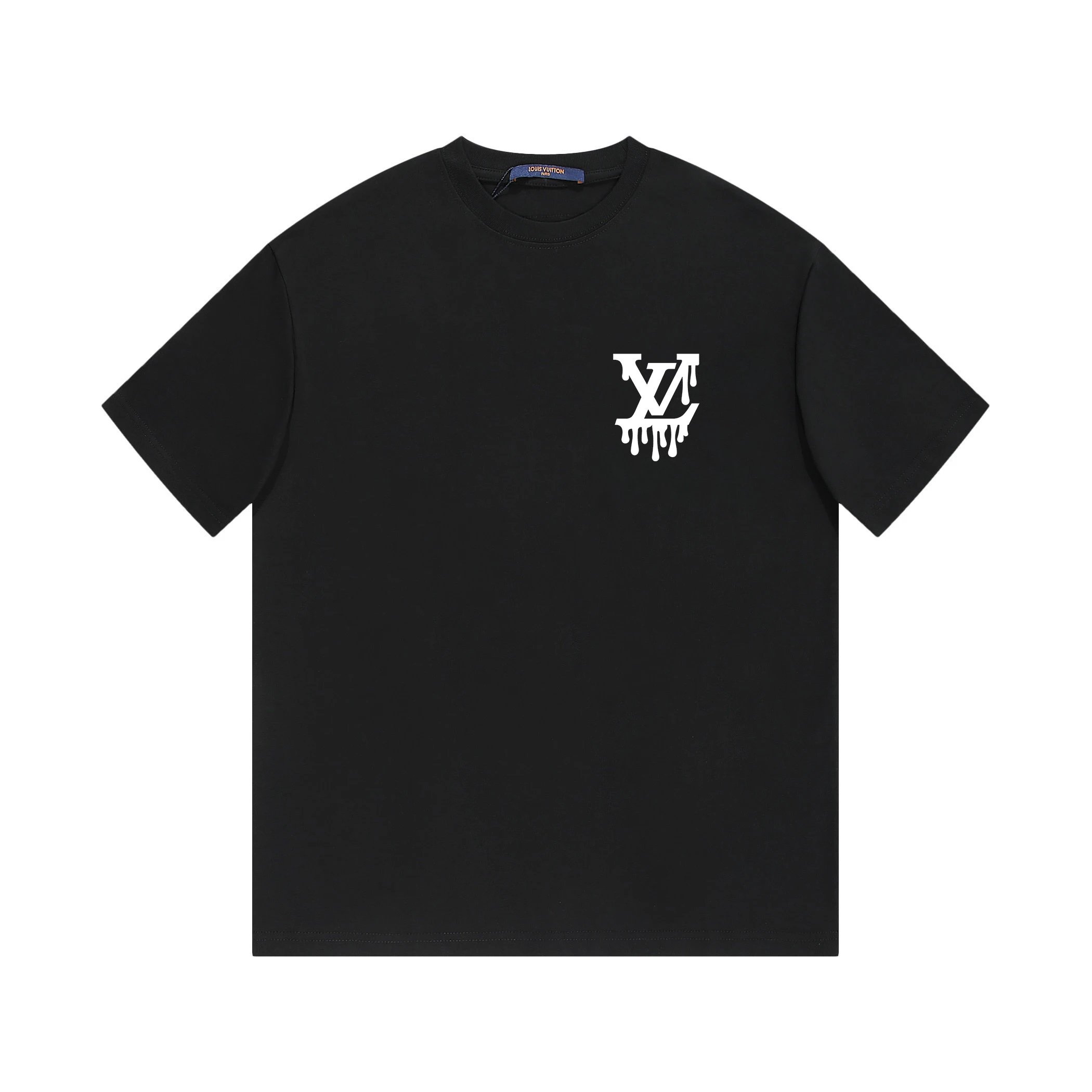 Louis Vuitton Graffiti Logo Black T-Shirt - 9