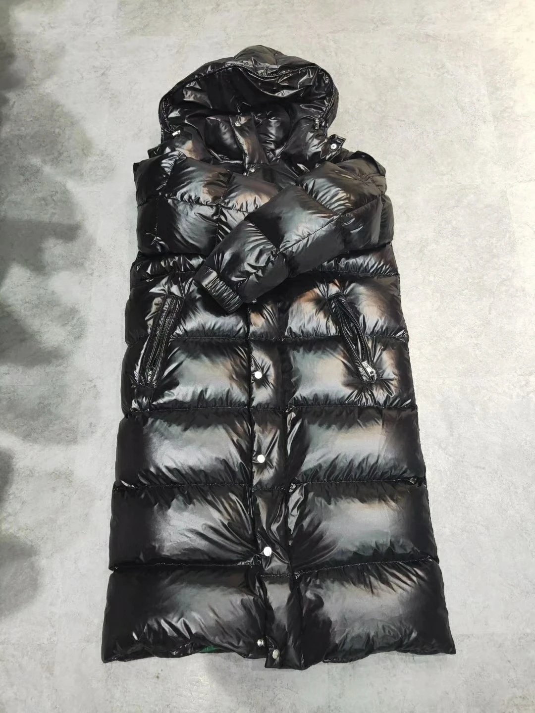 Moncler Maya Long Down Jacket Black - 4