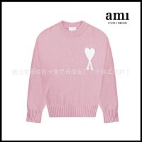 Pink [A36 jacquard round-neck cotton yarn style]