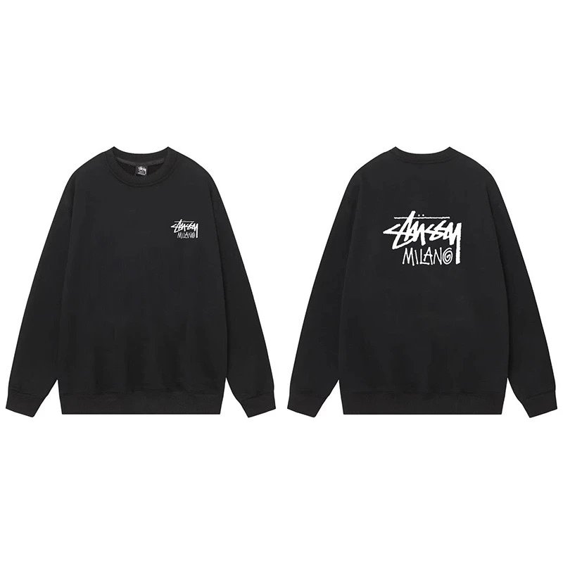 Stussy Milano Crewneck Sweatshirt Black