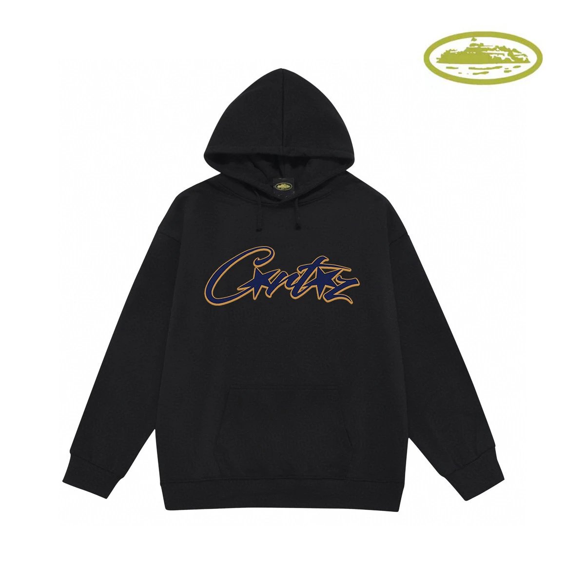 Corteiz Script Logo Heather Gray Hoodie - 14