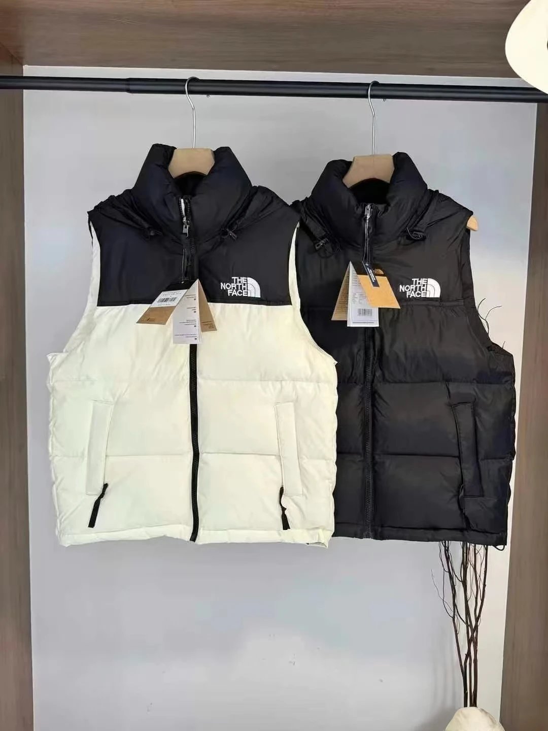 The North Face Nuptse Vest Black Down Vest Outerwear.vest - 9