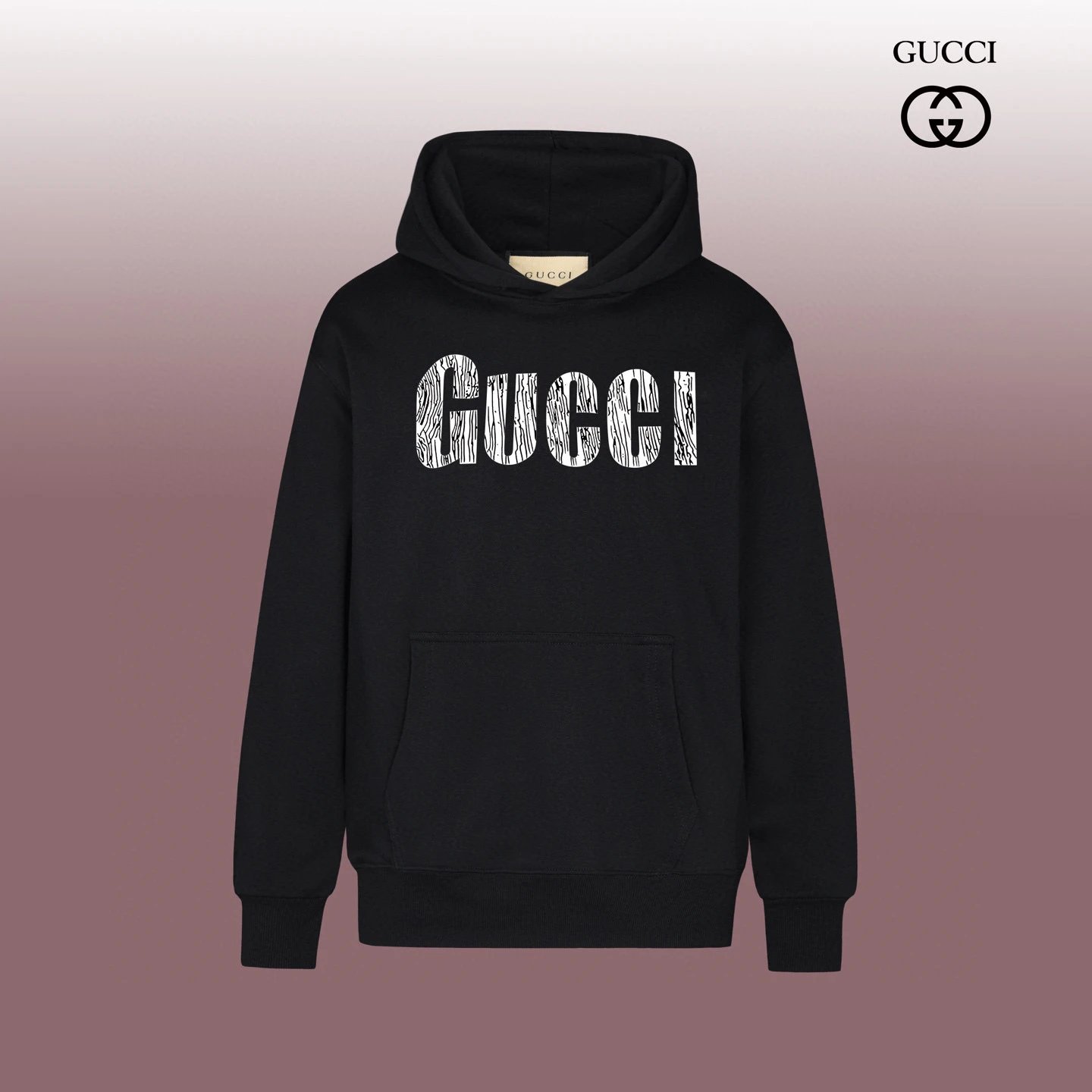 Gucci Logo Print White Hoodie - 11