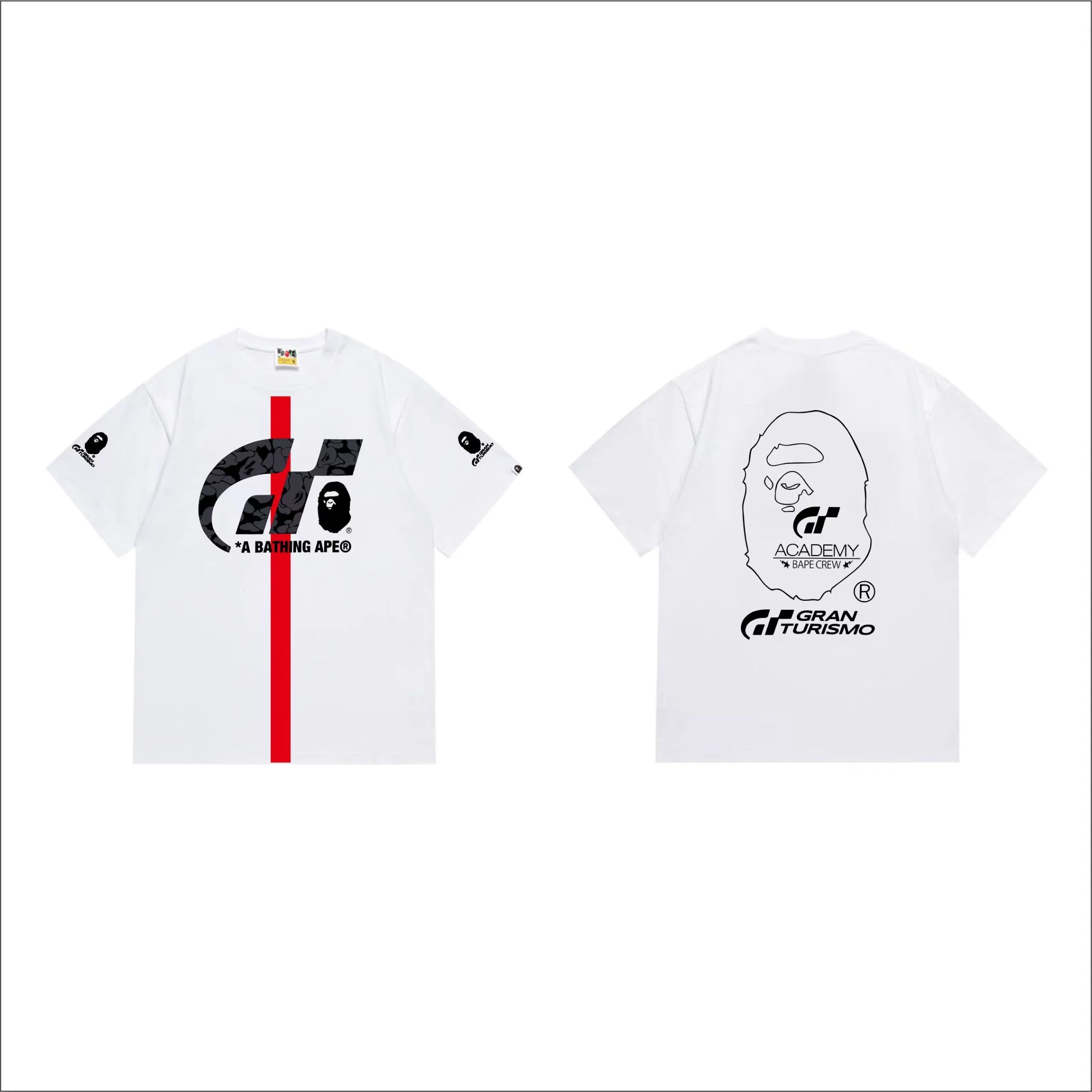 BAPE x Gran Turismo Academy Tee White