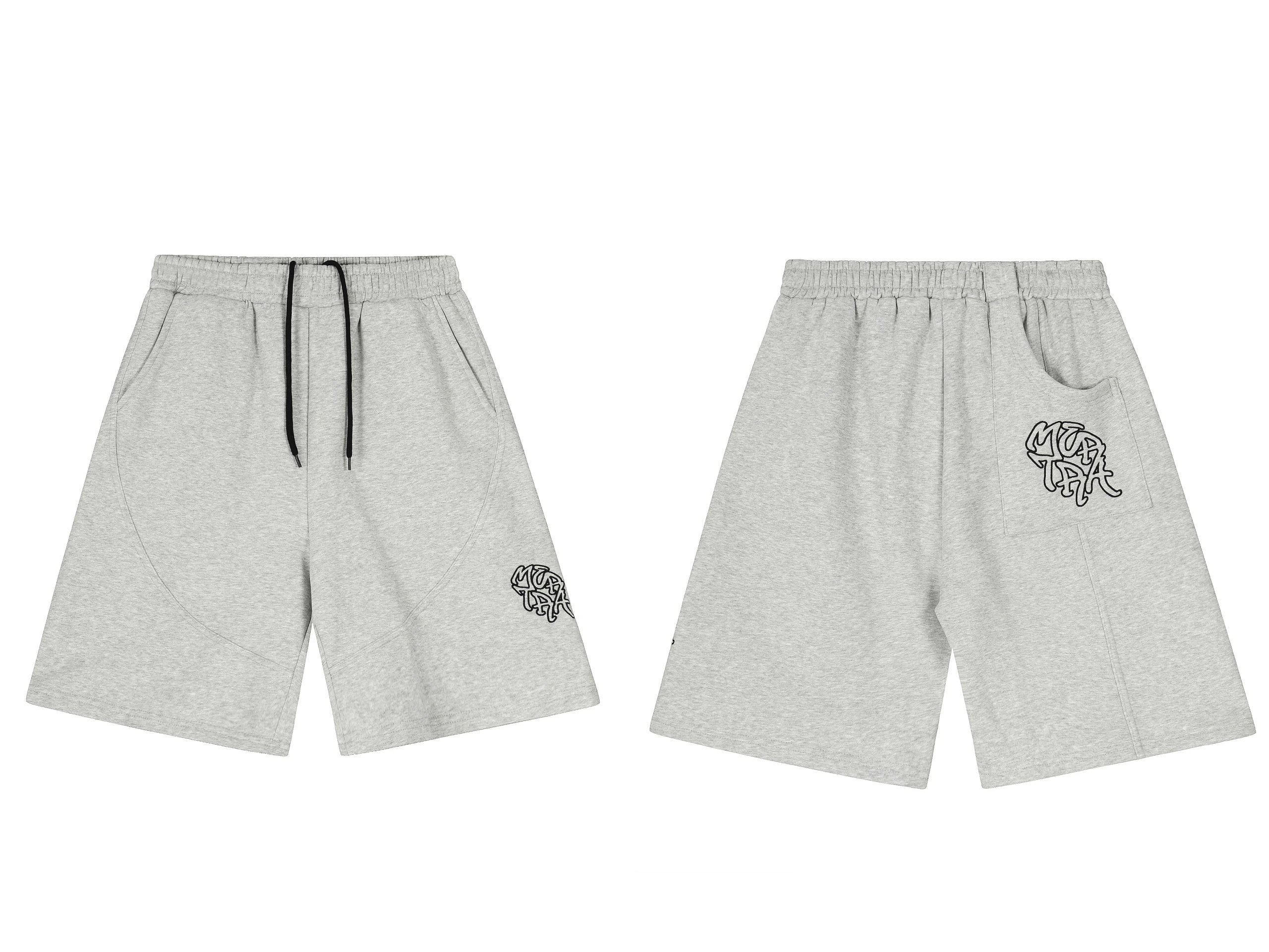 MORA Grey Drawstring Shorts