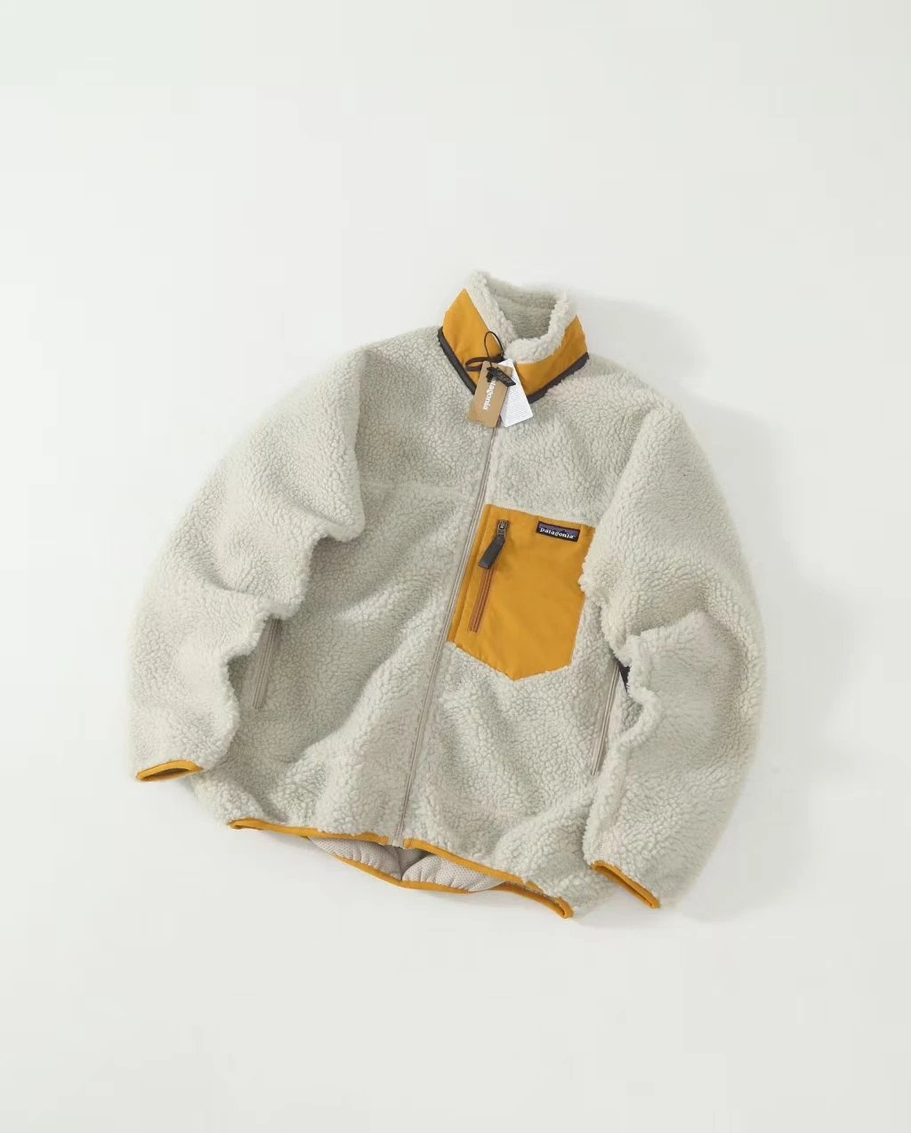 Patagonia Classic Retro-X Fleece Jacket Natural Mustard
