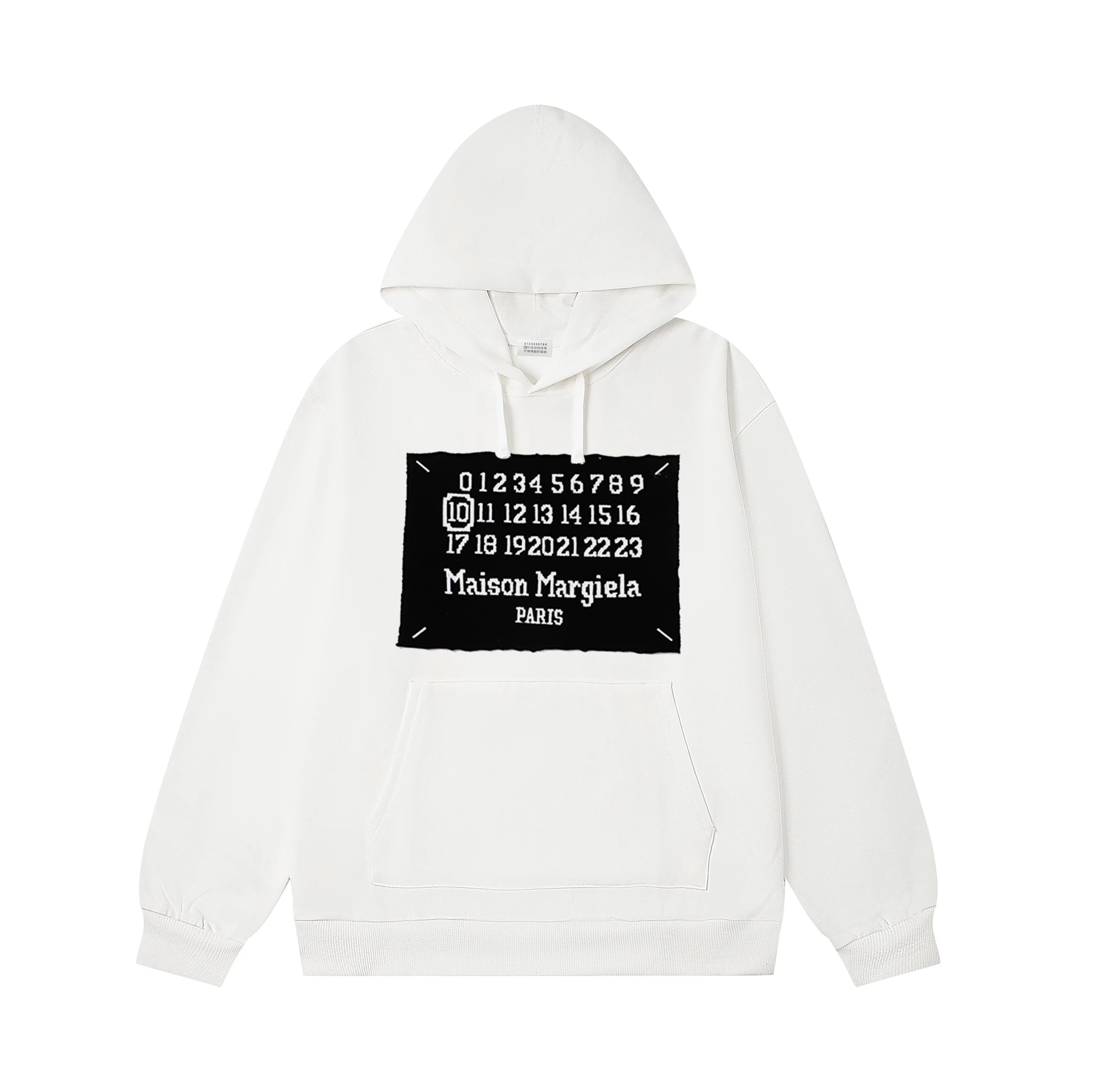 Maison Margiela Hoodie White Graphic 3