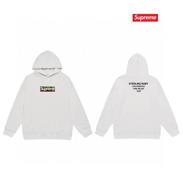 Supreme Hoodies & Sweatshirts Graphic Logo-Print Pullover Hoodie product detail image 5