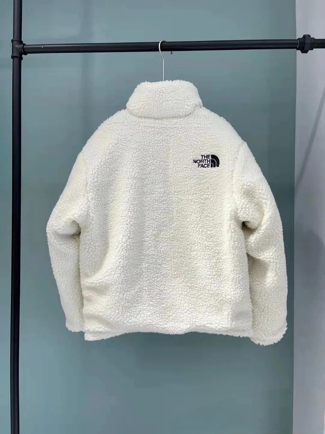 The North Face Fleece Jacket White Sherpa Outerwear - 8