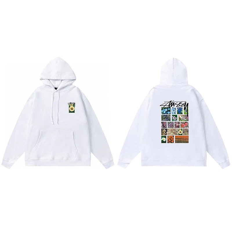Stussy 8-Ball Hoodie White - 26