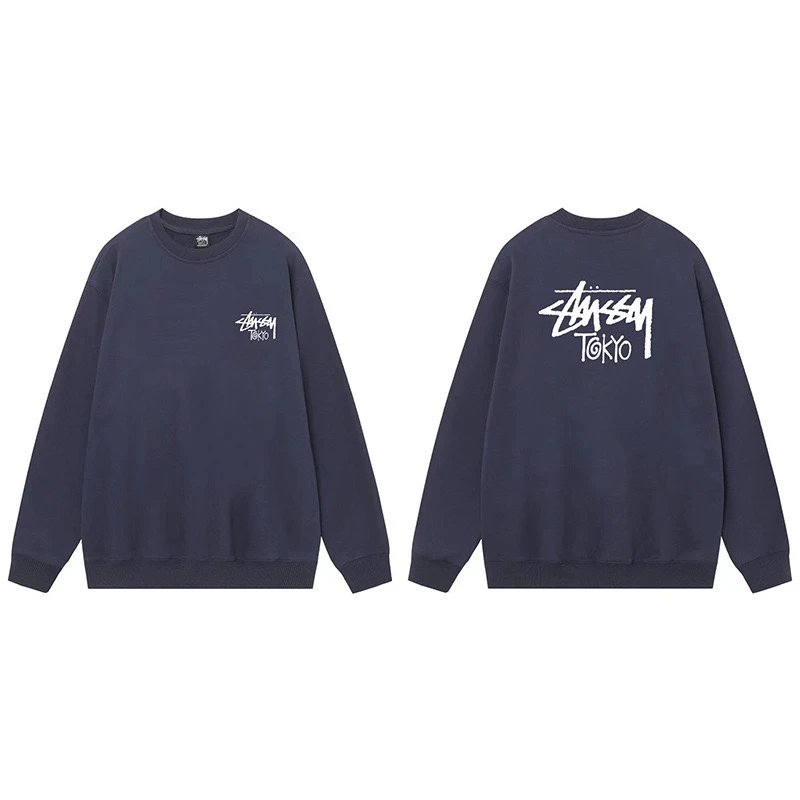 Stussy Crewneck Sweatshirt Navy