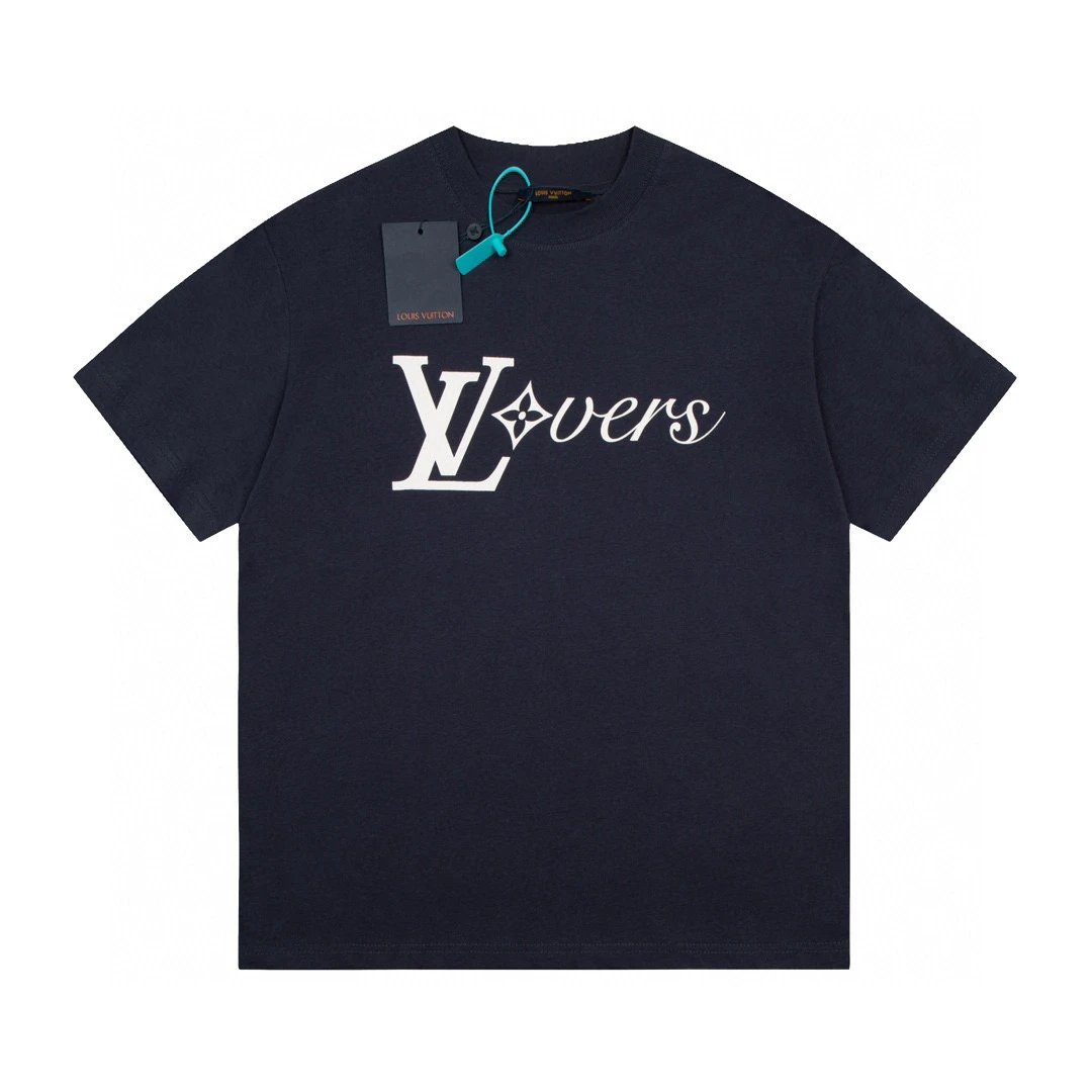 Louis Vuitton LV Lovers Tee Navy