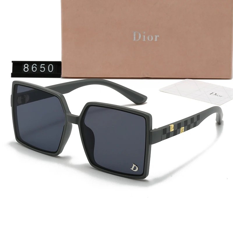 Dior 2304 Square Sunglasses Black Oblique Monogram Lens