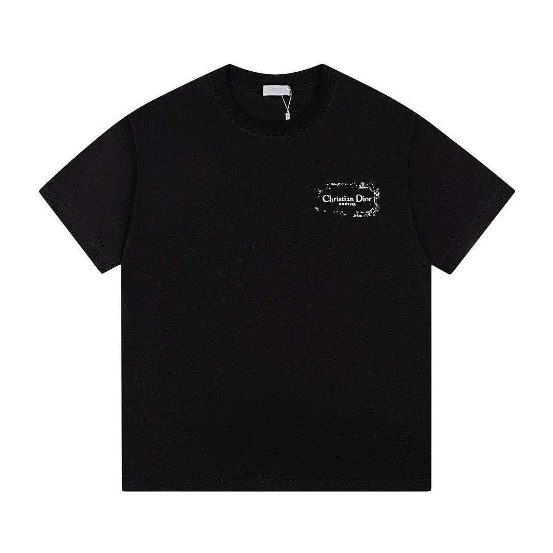 Christian Dior Couture Box Logo Tee Black