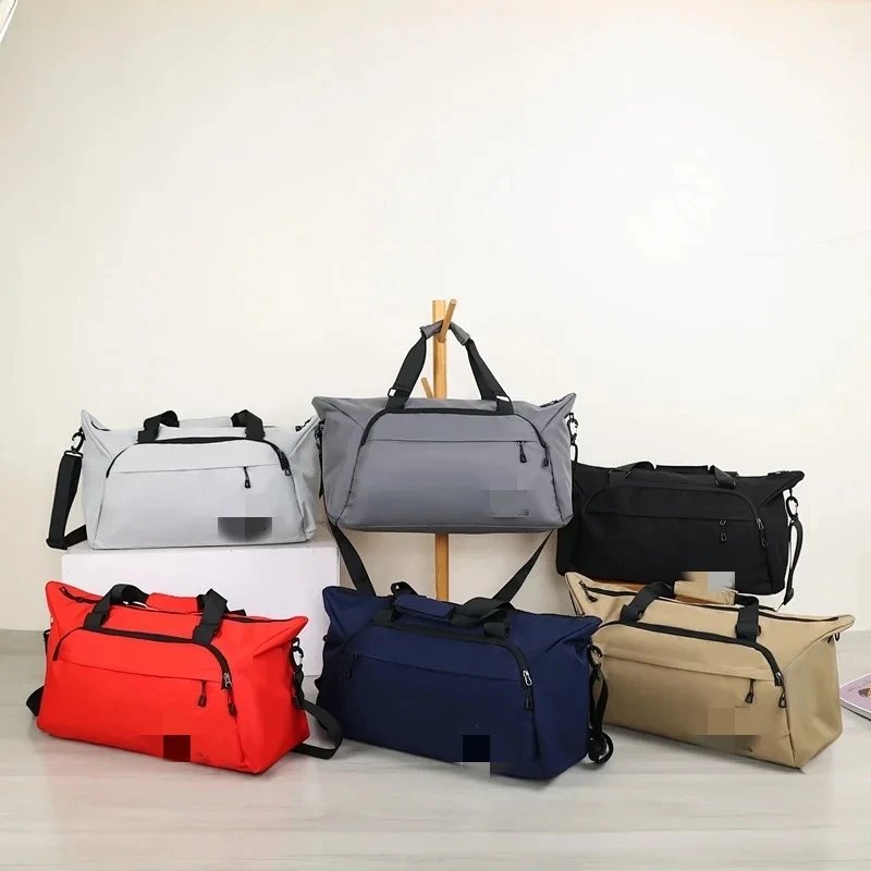 Adidas Duffle Bag Black with White Stripes Travel Bag - 12
