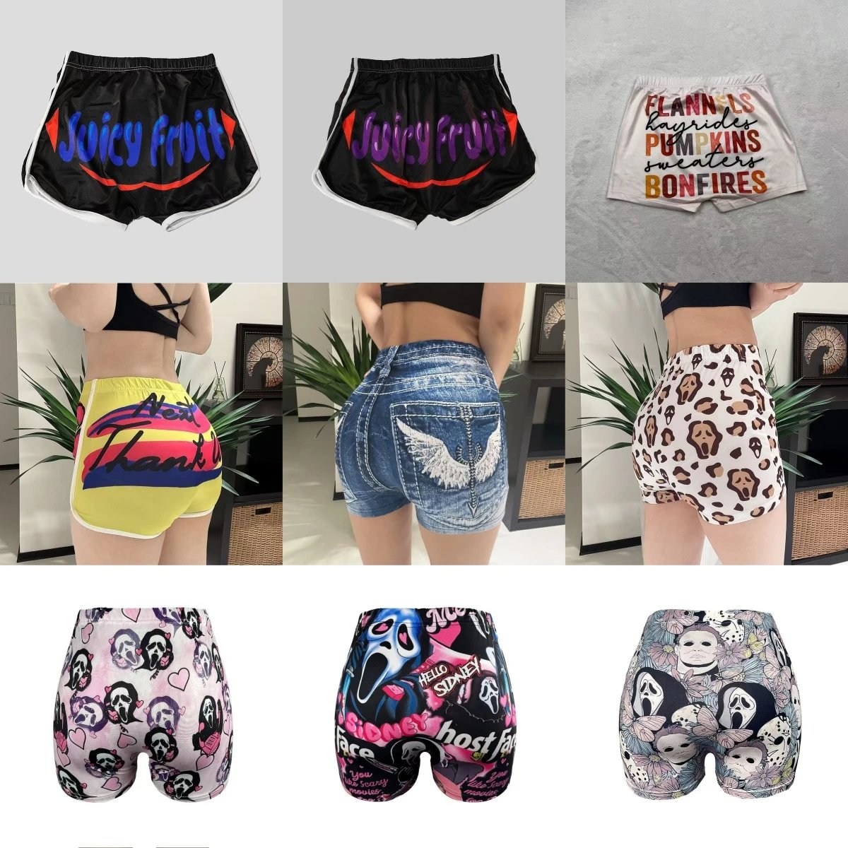 Design Jesus Rocks Graphic Print Black Boyshorts Underwear - 3