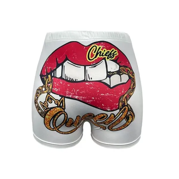 Design Queen Chiefs Graphic Underwear Silver - 1
