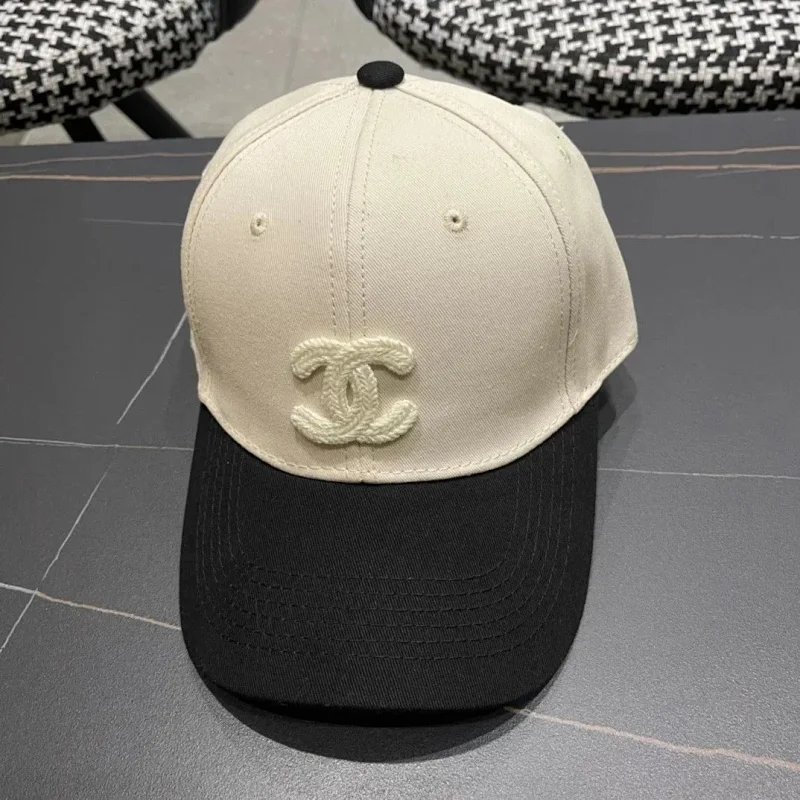 Celine Logo Embroidered Black Baseball Cap - 15