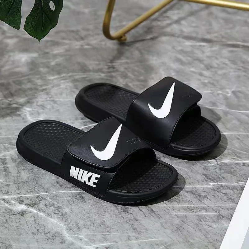 Nike Kawa Slide Black/White Slippers - 13