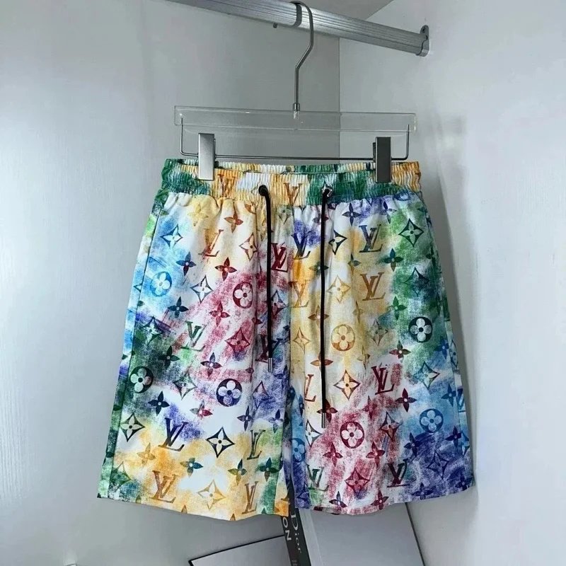 Louis Vuitton Monogram Trimmed White Swim Shorts - 15