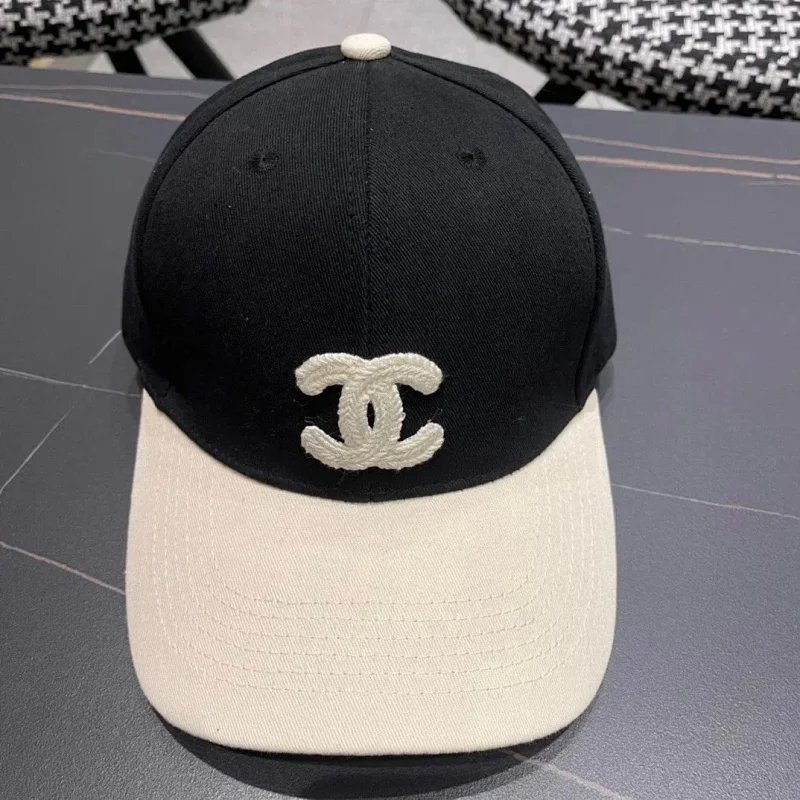 Celine Logo Embroidered Black Baseball Cap - 16