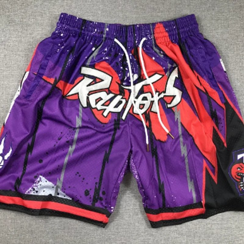 Toronto Raptors Shorts Mesh basketball with team graphics — 02