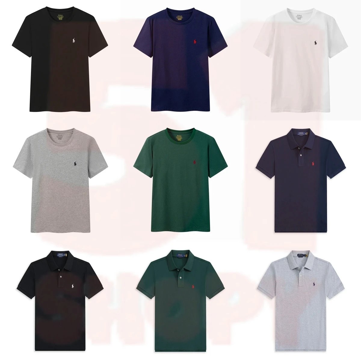 美式休闲百搭透气短袖005